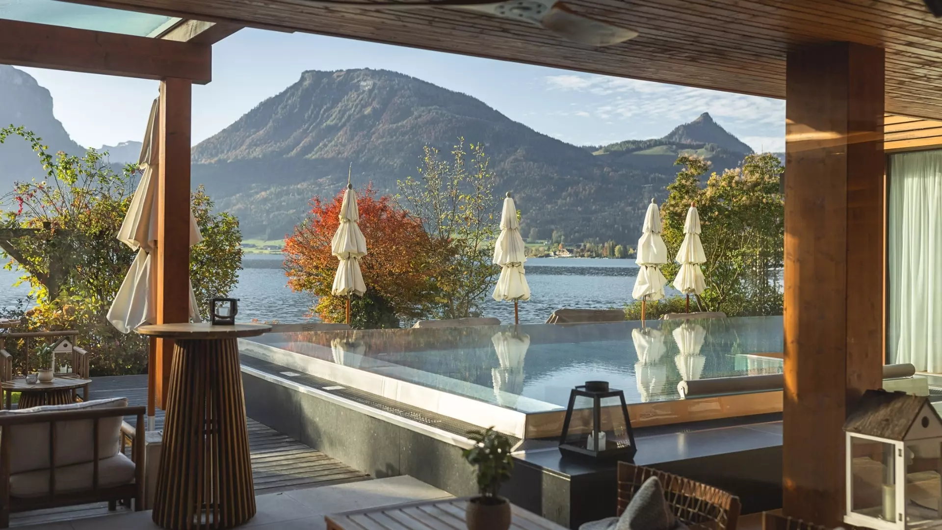 Efterår i Salzkammergut på Hotel Seevilla